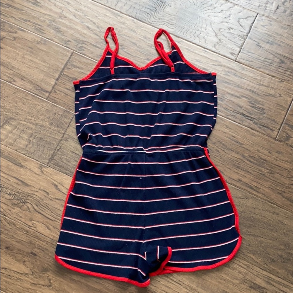 Striped Romper - Picture 2 of 2